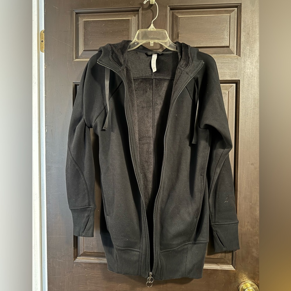 Athleta Black Zip-Up Hoodie
